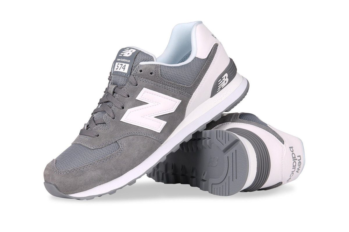 CALZADO NEW BALANCE CLASICO 574 GRIS/BLANCO N 333 Cod:ML574CNc - New Balance  - New York Store No Paraguay - Tienda Online de Ropas, Accesorios y Calzados