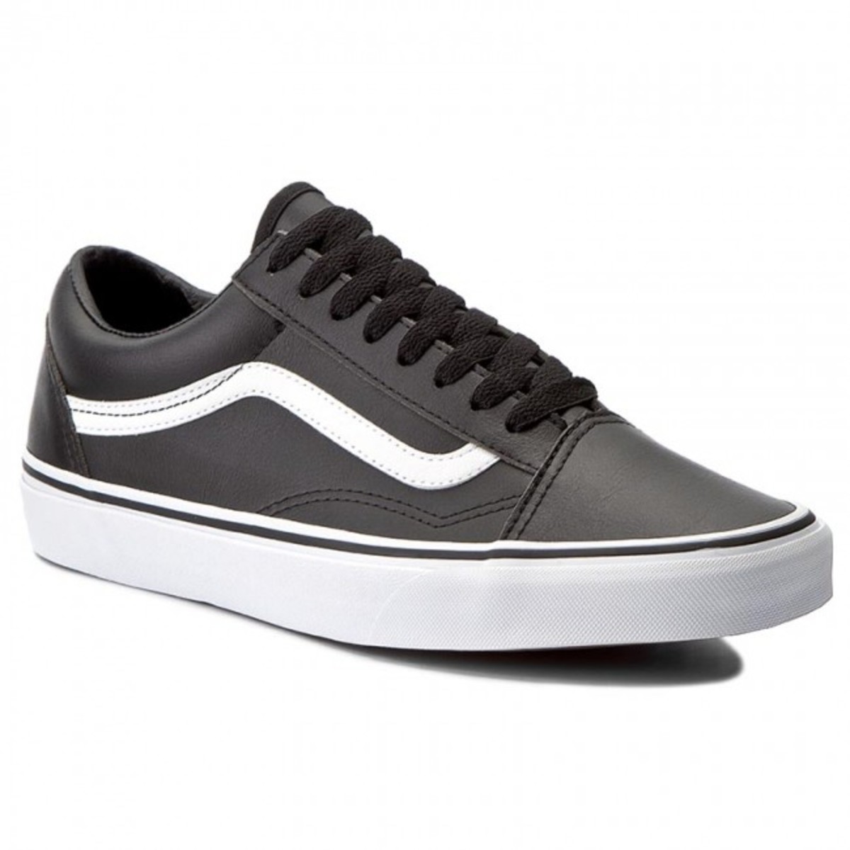 vans cuero negras vans cuero negras