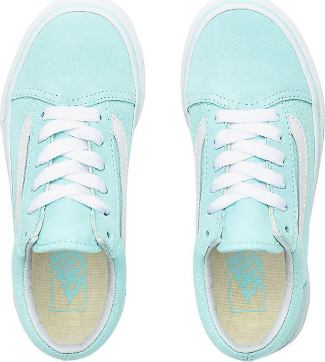 tenis vans old skool verde agua