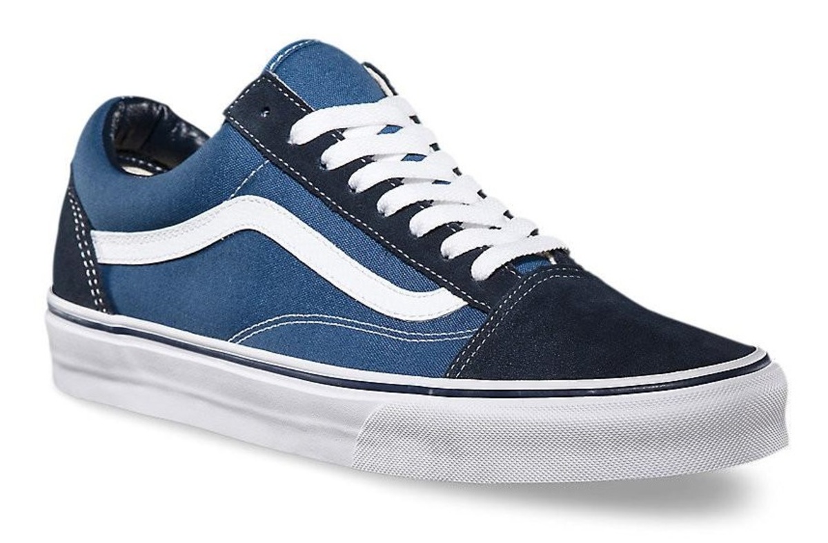 CALZADO VANS OLD SKOOL AZUL/CELESTE MASC N 338 Cod:VN000D3HNVY - Vans - New  York Store No Paraguay - Tienda Online de Ropas, Accesorios y Calzados