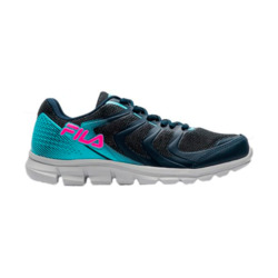 CALZADO FILA POWERFULL AZUL/ROSA FEM N 134 Cod:51J575X-3082