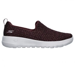 CALZADO SKECHERS SPORT GRIS/BORDO FEM N 69 Cod:15616/BURG