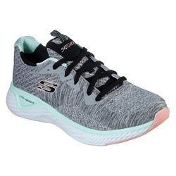CALZADO SKECHERS SPORT GRIS/VERDE FEM N 100 Cod:13328/GYMT