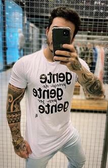 REMERA BIOTWO GENTE PRE BRANCO MASC Cod:040500-003