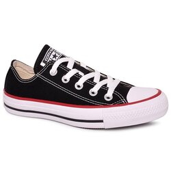 CALZADO CONVERSE OX LINEA ROJA NEGRO/WHITE N 16 Cod:157196C
