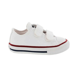 CALZADO CONVERSE BEB INFANTIL BLANCO VELCRO N73 Cod:CK04180001