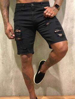 BERMUDA AUSTIN CLUB LY SARJA SLIM FIT BLACK Cod:124719