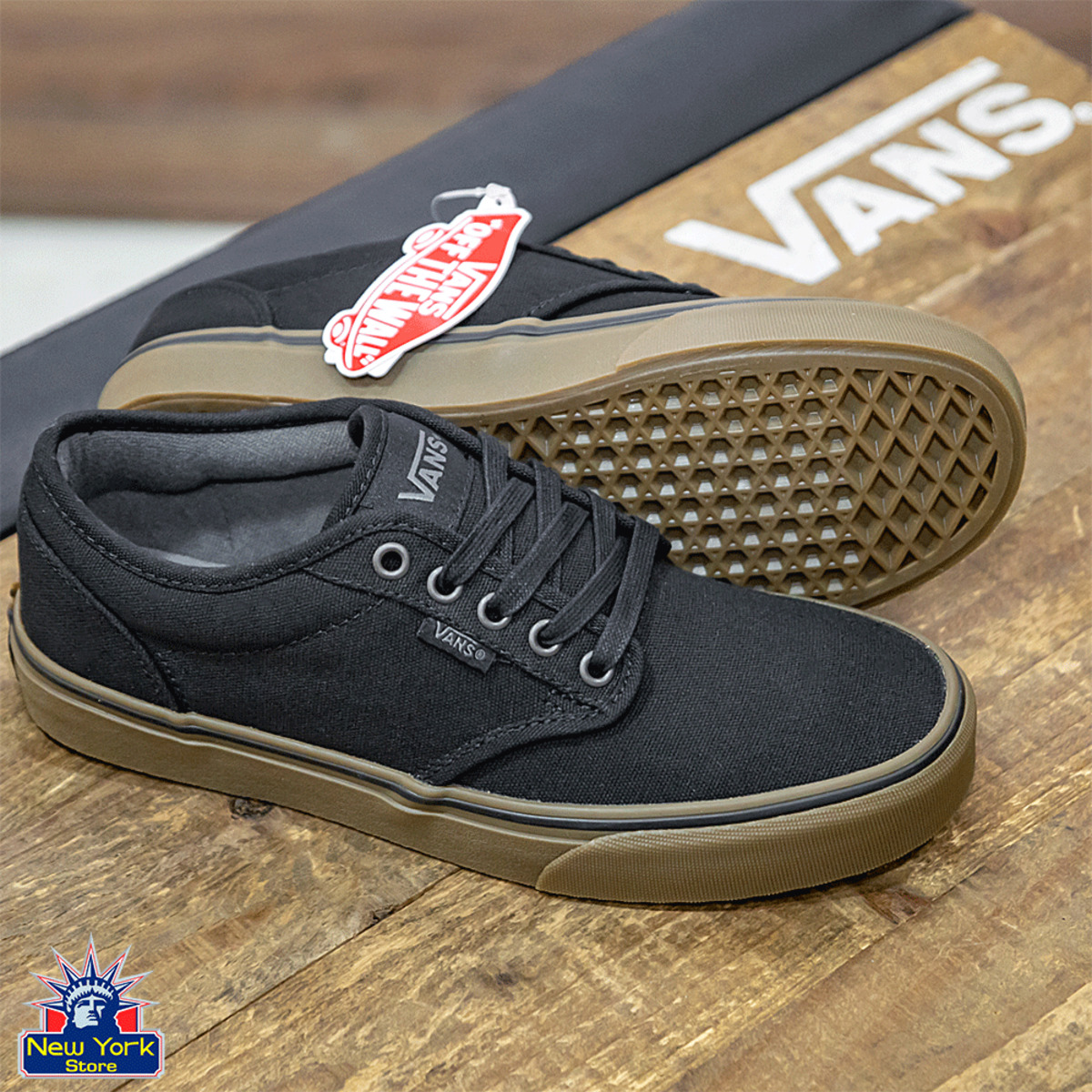 CALZADO VANS ATWOOD NEGRO/MARRON MASC N 422 Cod:VN000TUYD8E - Vans - New York Store No Paraguay - Tienda de Ropas, y Calzados