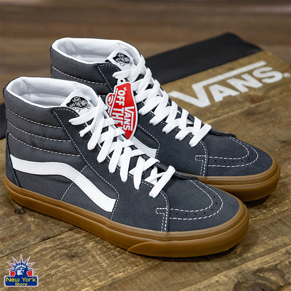 Deformar Abrazadera regla CALZADO VANS OLD SKOOL SK8 HI AZUL SUELA MARRON Cod:vn0a38gevs7 - Vans -  New York Store No Paraguay - Tienda Online de Ropas, Accesorios y Calzados