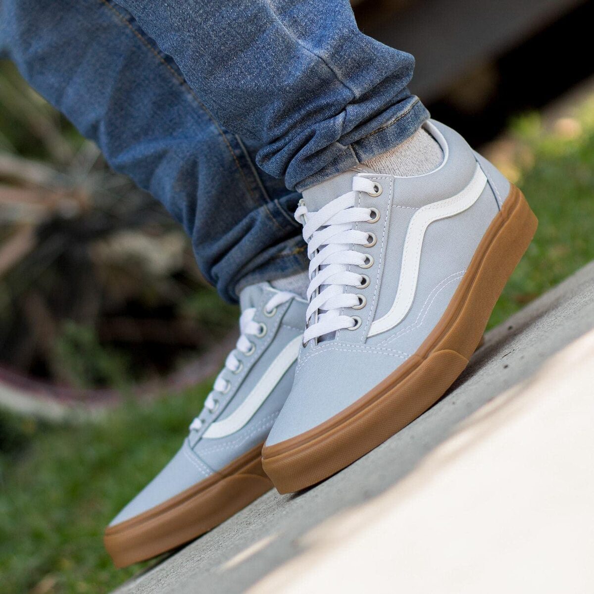 CALZADO VANS OLD SKOOL GRIS SUELA MARRON Cod:VN0A3WKT3ZC - Vans - New York Store No - Tienda Online Ropas, Accesorios y Calzados