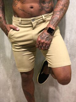 BERMUDA AUSTIN CLUB MASC LY SARJA CHINO BEIGE Cod:124309-B