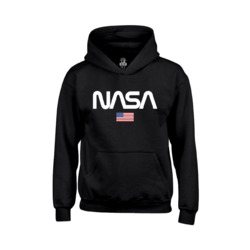 MOLETON NEW YORK NASA FLAG NEGRO Cod:239NYMNASAN06