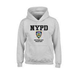 MOLETON NEW YORK NYPD BLANCO Cod:239NYMNYPb01