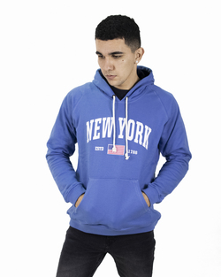 MOLETON NEW YORK FLAG AZUL ROYAL Cod:239NYMNYFLAGAR03