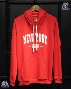 MOLETON NEW YORK FLAG BORDO Cod:239NYMNYFLAGV03