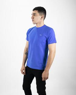 REMERA NY BASICA AZUL FRANCIA MASC Cod:239NYB031603
