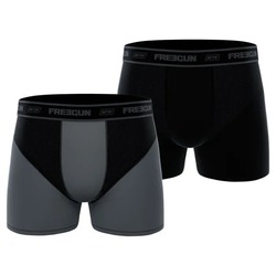 BOXER FREEGUN SPORT PACK X2 GRIS NEGRO FGAKT/1/BM/SPOX2-N