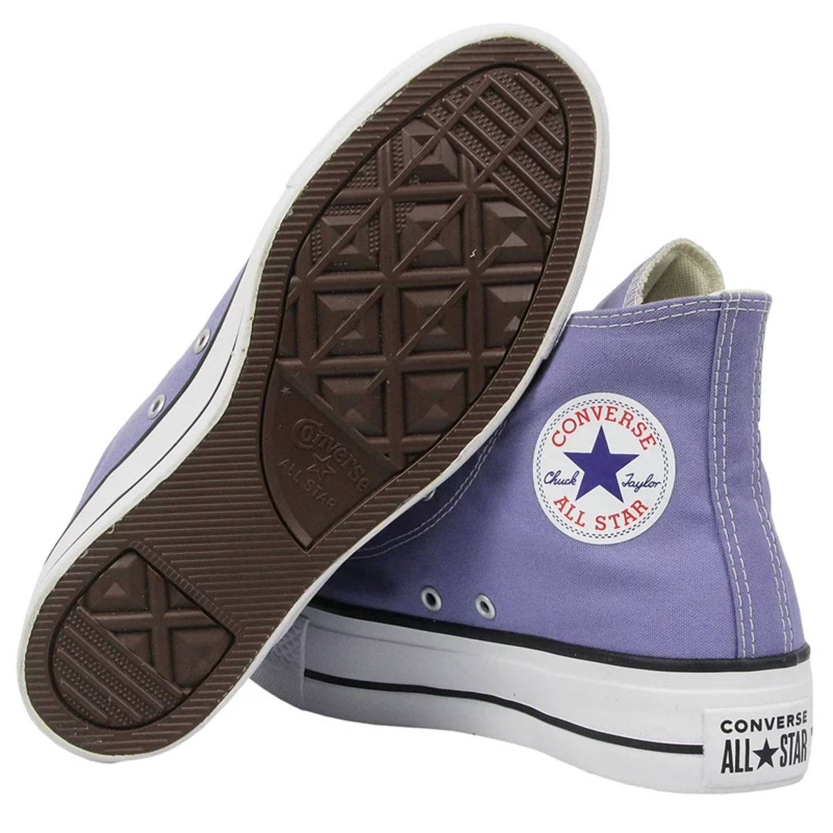 converse lila mujer