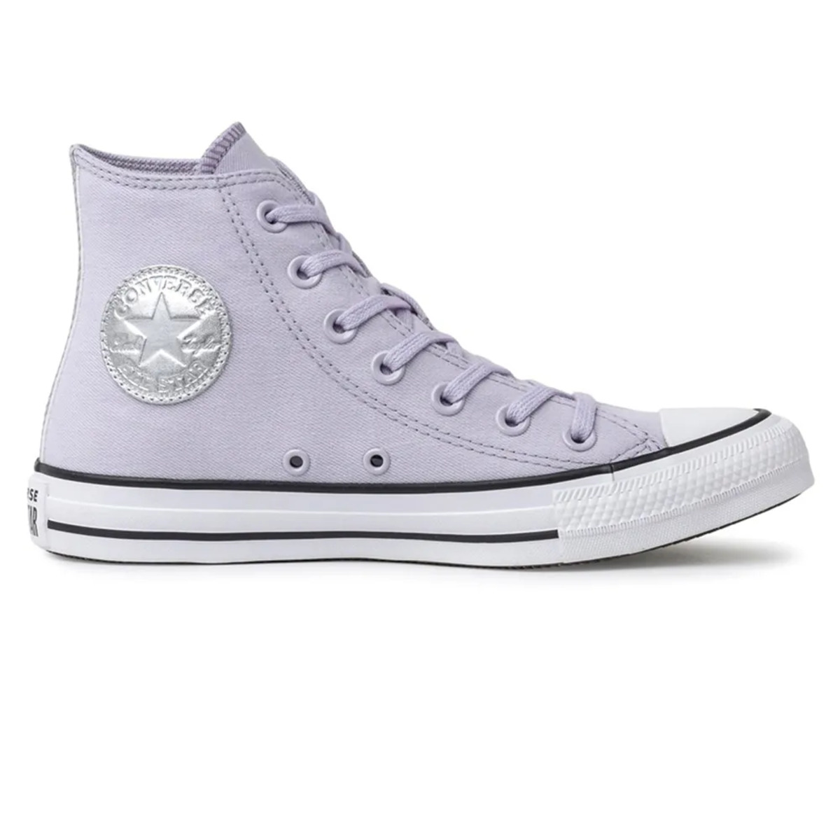 converse plataforma lila
