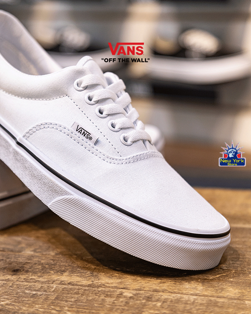 CALZADO VANS ERA TRUE WHITE BLANCO UNISEX N 400 Cod:VN000EWZW00 - Vans - New Store No Paraguay - Online de Ropas, Accesorios y Calzados