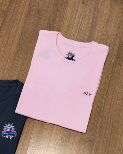 REMERA NY BASICA ROSADO MASC