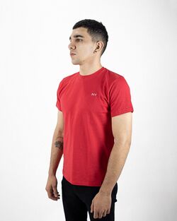 REMERA NY BASICA ROJO MASC Cod:239NYB01015