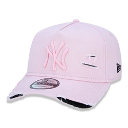 GORRA NEW ERA 940 COTTON DESTROYED NY YANKEES PINK MBI19BON110