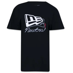 REMERA NEW ERA REGULAR FLAG FEMININA NEGRO NEV23TSH003-PRETO