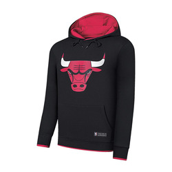 MOLETÓN NBA HOODIE M BULLS BASIC FXP NBAHD5210BLK