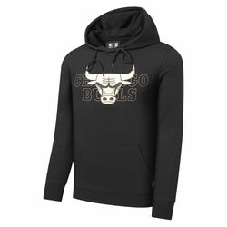 MOLETON NBA CHICAO BULLS NEGRO LOGO DORADO FXP NBAHD5221BLK