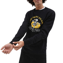 MOLETON VANS PERMANENT VACATION CREW VN0006F0BLK