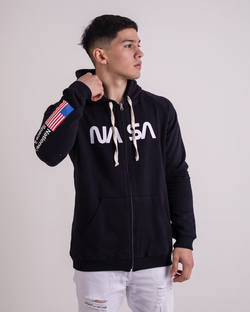 MOLETON NY NEW YORK NASA ZIPPER NEGRO 01 239NYMNASAZN01