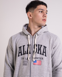 MOLETON NY NEW YORK ALASKA ZIPPER MEZCLA CLARO 01 239NYMALZMC01