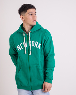 MOLETON NY NEW YORK FLAG VERDE BANDERA ZIPPER 03 239NYMNYFLAGVB03