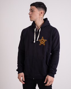 MOLETON NY NEW YORK POLICE ZIPPER NEGRO 02 239NYMPSZN02