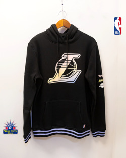 MOLETON NBA M LAKERS HOODIE FXP NBAH52310BLK