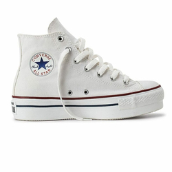 CALZADO CONVERSE PLATAFORMA ALTO LIFT HI BLANCO TELA 166584c