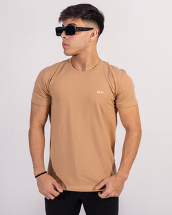 REMERA NY BASICA BEIGE CLARO 239nyb05bc