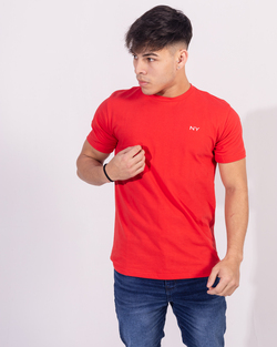 REMERA NY BASICA ROJO MASC Cod:239NYB01015