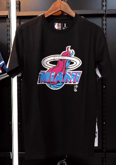 REMERA NBA MIAMI HEAT NEGRO FXP nbat5231blk4