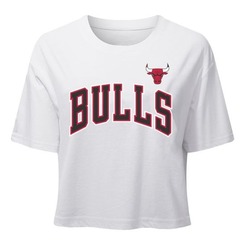 REMERA NBA CROP BULLS FXP NBACT6232WH1
