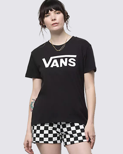 REMERA VANS FEMENINO FLYING CREW  VN0A3UP4BLK