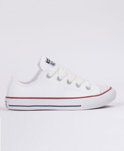 CALZADO CONVERSE INFANTIL BLANCO CUERO N69 Cod:CK04200001