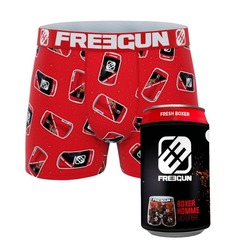 BOXER FREEGUN HOMME MICROFIBRE NOVELTYS CANETTE