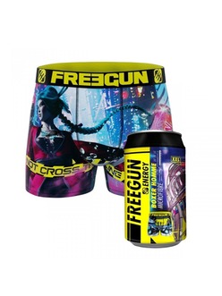 BOXER FREEGUN HOMME MICROFIBRE NOVERTYS CANETTE