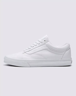 CALZADO VANS OLD SKOOL CUERO UNISEX TUMBLE WHITE Cod:VN0A38G1ODJ