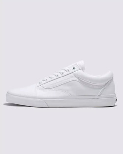 CALZADO VANS OLD SKOOL WHITE BLANCO UNISEX Cod:VN000D3HW00