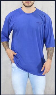 REMERA AUSTIN CLUB OVERSIZED MASC AZUL LIMITED