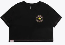 REMERA CONVERSE ALL STAR CROPED GO TO BLACK