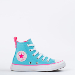 CALZADO CONVERSE ALL STAR INFANTIL LARGO AZUL CLAR ck09090002